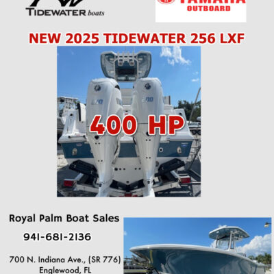 NEW 2025 Tidewater 256 LXF (Center Console)